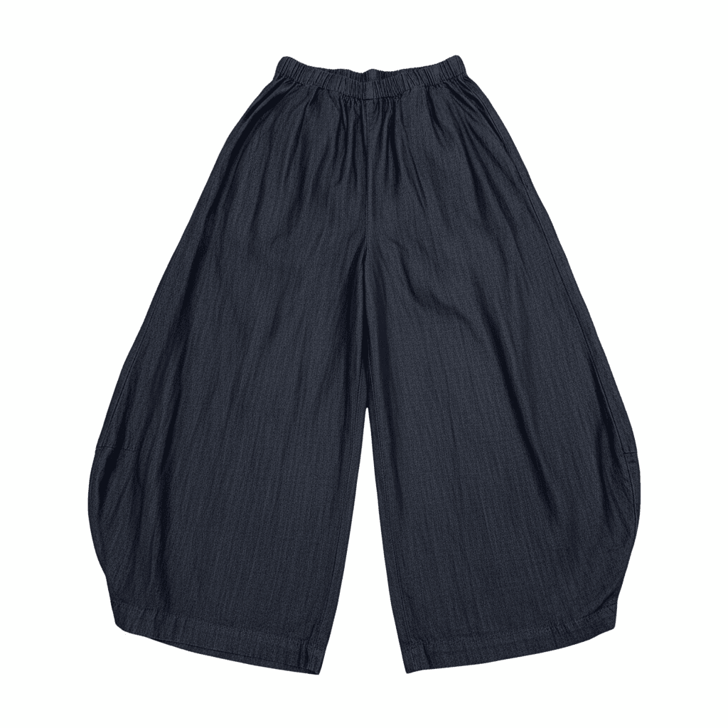 Dark balloon trousers